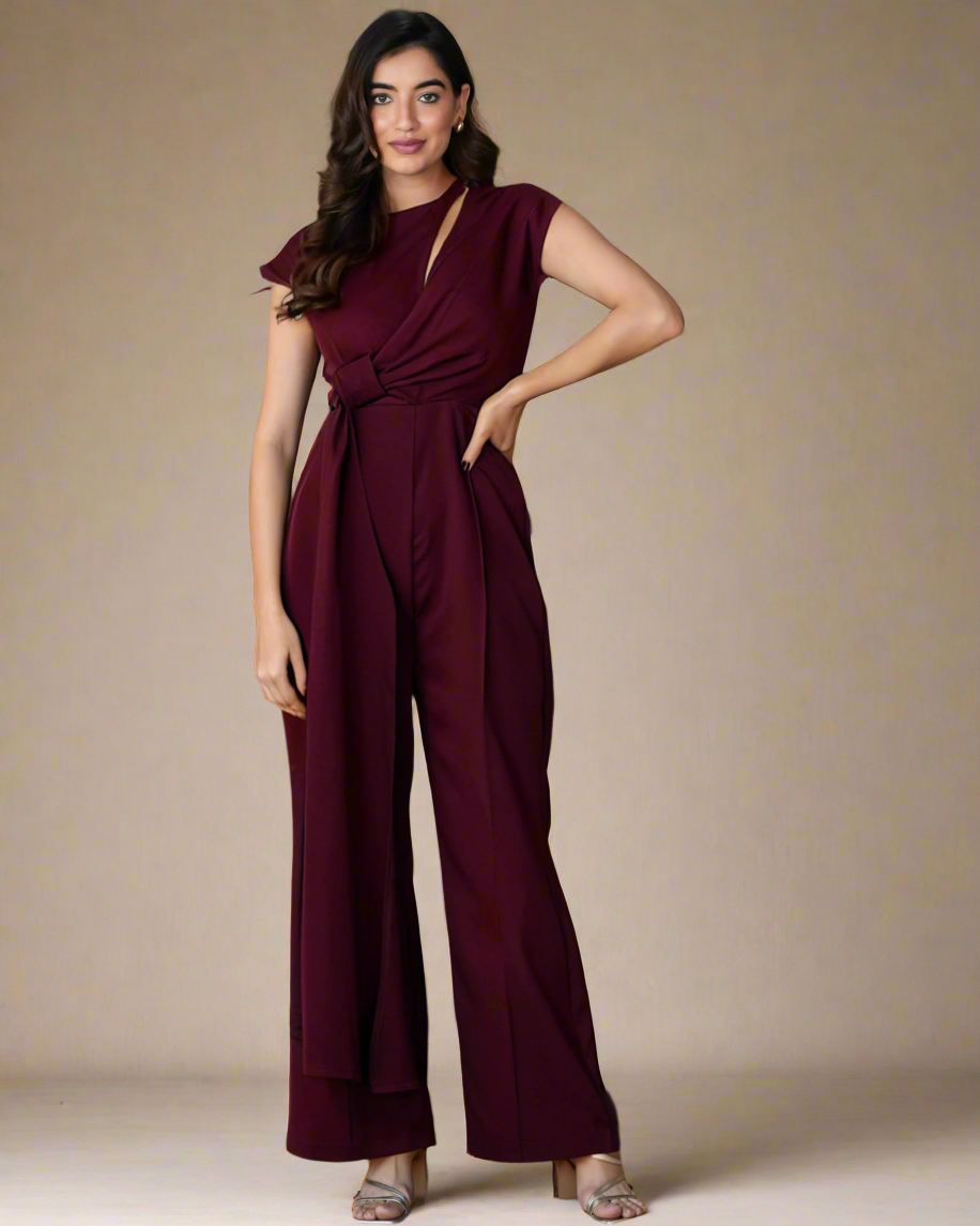 Wine Jumpsuit