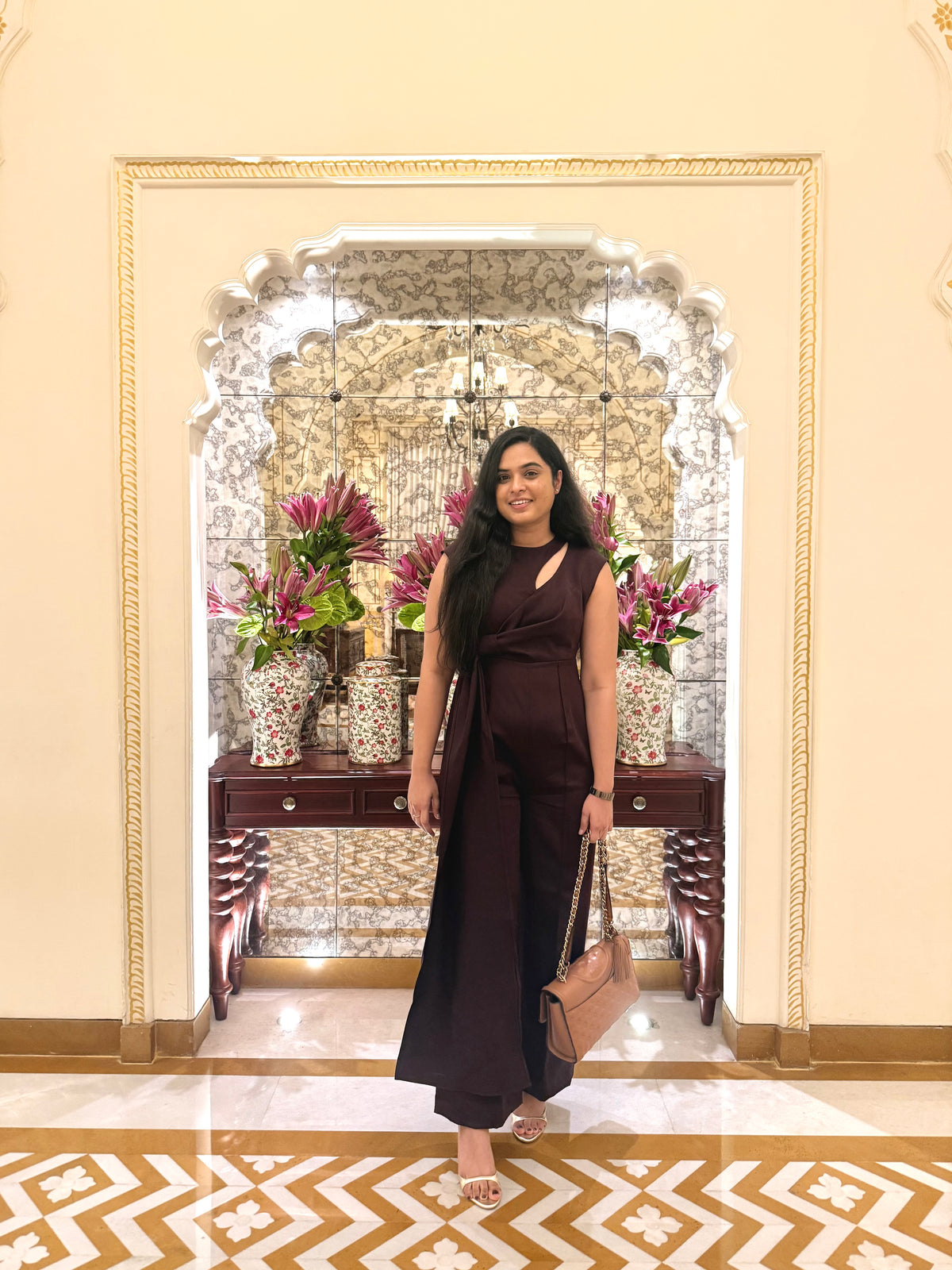 Burgundy Jumpsuit