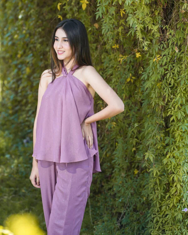 Anushka Yadav Sabherwal in Chic Halter Co-ord