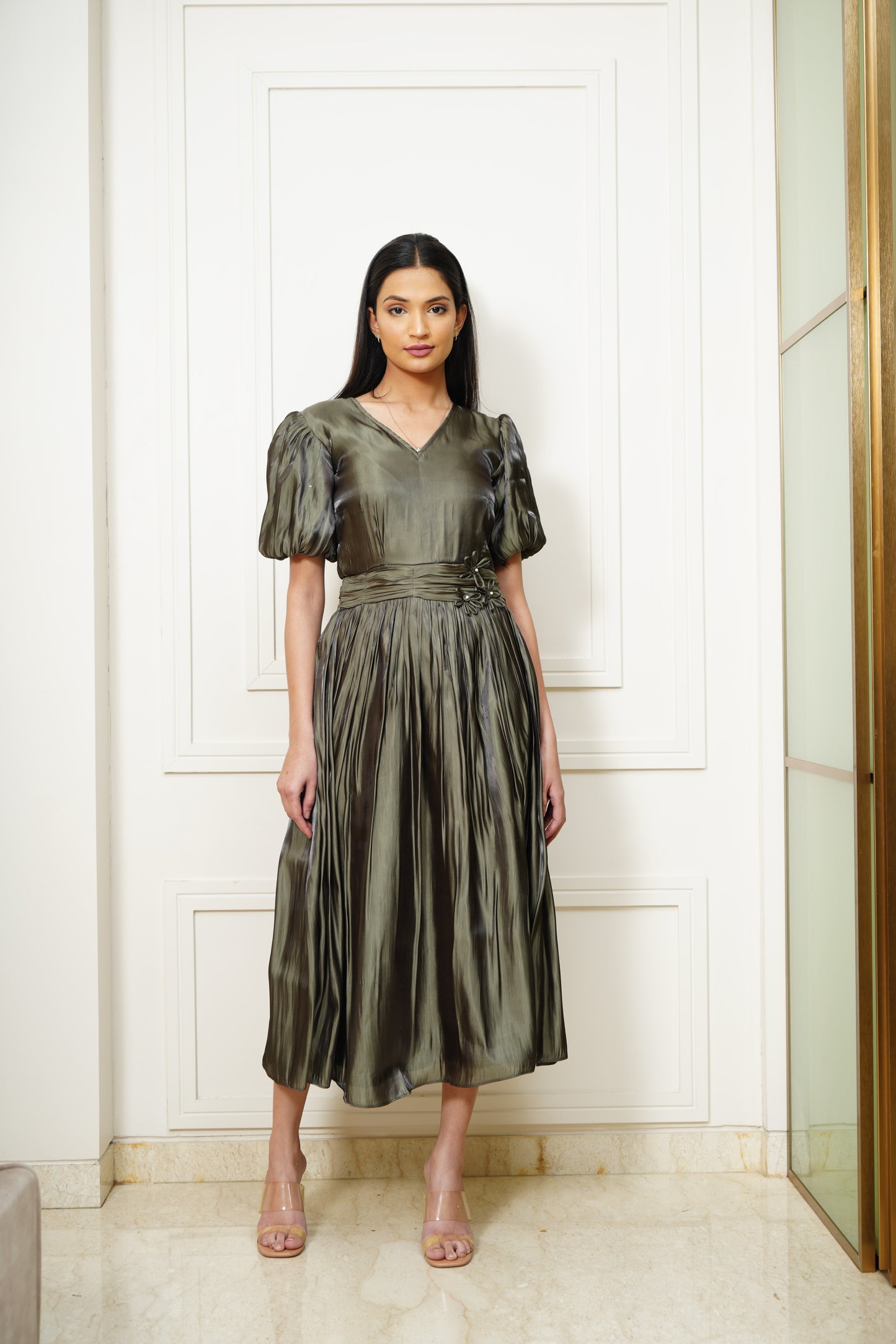 Olive Luxe Dress